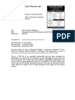 Dhaliwal Et Al 2015 - Shared Auditors in Mergers and Acquisitions