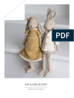 Crochet Pattern Mrand Mrs Bunny Krea Deluxe