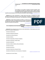 Ley Orgánica de La Administración Pública Federal (Secretariad)