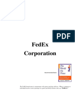 Lean Transportation Strategy - FedEx