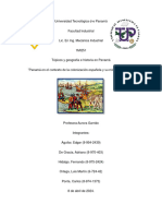 Panamá en El Contexto de La Colonización Española y Su Misión Transitista