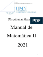 Manual de Matemática II - 094920