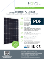 Heterojunction PV Module: 60 Cells