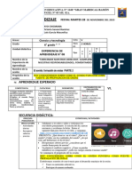 Sesion de Ciencia Martes 28 de Noviembre