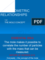 1.2 The Mole Concept 1