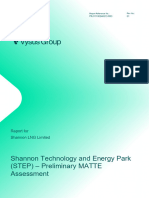 Hannon Technology and Energy Park (STEP) - Preliminary MATTE Assessment 12 August 2021