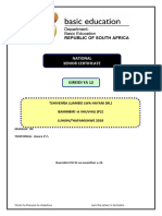 Grade 12 NSC Tshivenda P2 (HL) Supplementary 2018 Question Paper