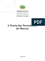 Trabalho Completo Da Teoria Das Necessidades de Murray