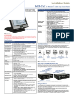 Modero CV7 Panels InstallationGuide