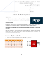 Prática L6 - Codificador de Prioridade.: Universidade Tecnológica Federal Do Paraná - Utfpr Câmpus Cornélio Procópio