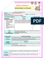 1º U3 S2 Sesion D4 Mat Descomponemos Cantidades Maestras de Primaria Del Peru