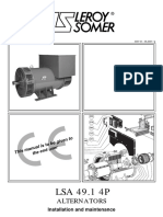 Leroy Somer LSA49.1 - 4 Pole - Inst. and Maintenance