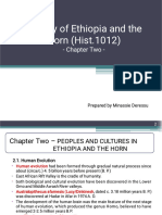 Chap. Two - History of Ethiopia and The Horn