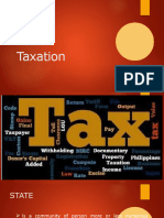 Taxation