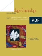 Victimologie-Criminologie Tome 5