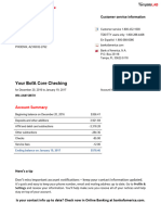 Bank of America Bank Statement - TemplateLab