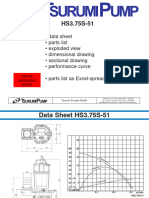 Bomba Sumergible HS3.75S Tsurumi Pump