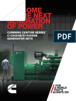 Welcome To The Next Generation of Power: Cummins Centum Series C1250D6E/C1500D6E Generator Sets