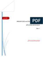 Miskar Platform ESD and FG Safety Systems Revamping SOW Rev 1