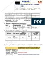 Imforme Mes de Setiembre Educacion Fisica