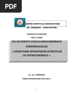 Neuro4an-Hemorragies Intraparenchymateuses2022fekraoui