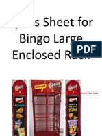 Bingo Large Enclosed Rack - Honeycomb