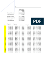 Simple Loan Calculator and Amortization Table1