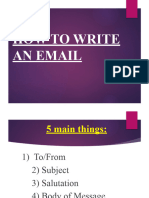 Email Writing