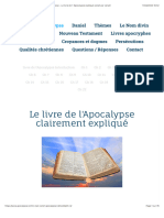 Analyse Verset Par Verset Du Chapitre 4 de L'apocalypse - Le Livre de L' Apocalypse Expliqué Verset Par Verset Chap4