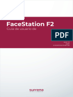 FaceStation F2 DB AB UG 1.03 ES 221129.0 Manual Equipo