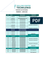 Calendario Maryjue Virtual Febrero 2024