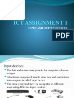 Ict Assignment Input Output Devices