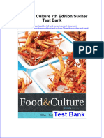 Full Food and Culture 7Th Edition Sucher Test Bank Online PDF All Chapter