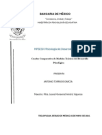 Cuadro Comparativo de Modelos Teóricos Del Desarrollo Psicológico