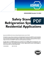 ANSI ASHRAE Standard 15.2-2022