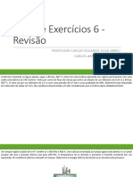 Lista de Exercícios 6 - Revisão P2