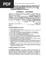 Modelo Convenio Co Ejecución Polideportivo