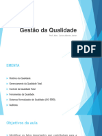 Gestão Da Qualidade