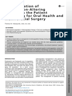 Administration of Coagulation Altering Therapy I - 2016 - Oral and Maxillofacial