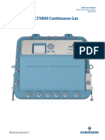 Manual Rosemount ct5800 Continuous Gas Analyzer en 585916