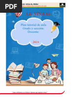 Formato de Plan Tutorial de Aula 2024 Ie VP CTGCDCX