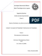 TAREA 2 - Permutaciones y Combinaciones.