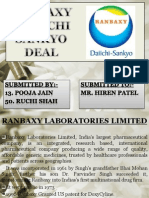 Ranbaxy - Daiichi Sankyo Deal