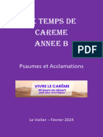 Psaumes Et Acclamations Carême B