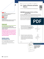 Lesson 18.1 Angles of Rotation and Radian Measure