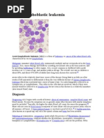 Acute Lymphoblastic Leukemia