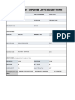 New Leave Form