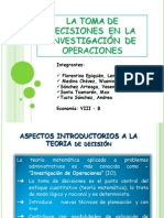 Teoria de La Toma de Decisiones