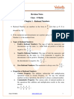 Rational Numbers Class 8 Notes CBSE Maths Chapter 1 (PDF)