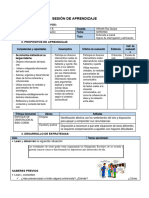 Sesión de Aprendizaje